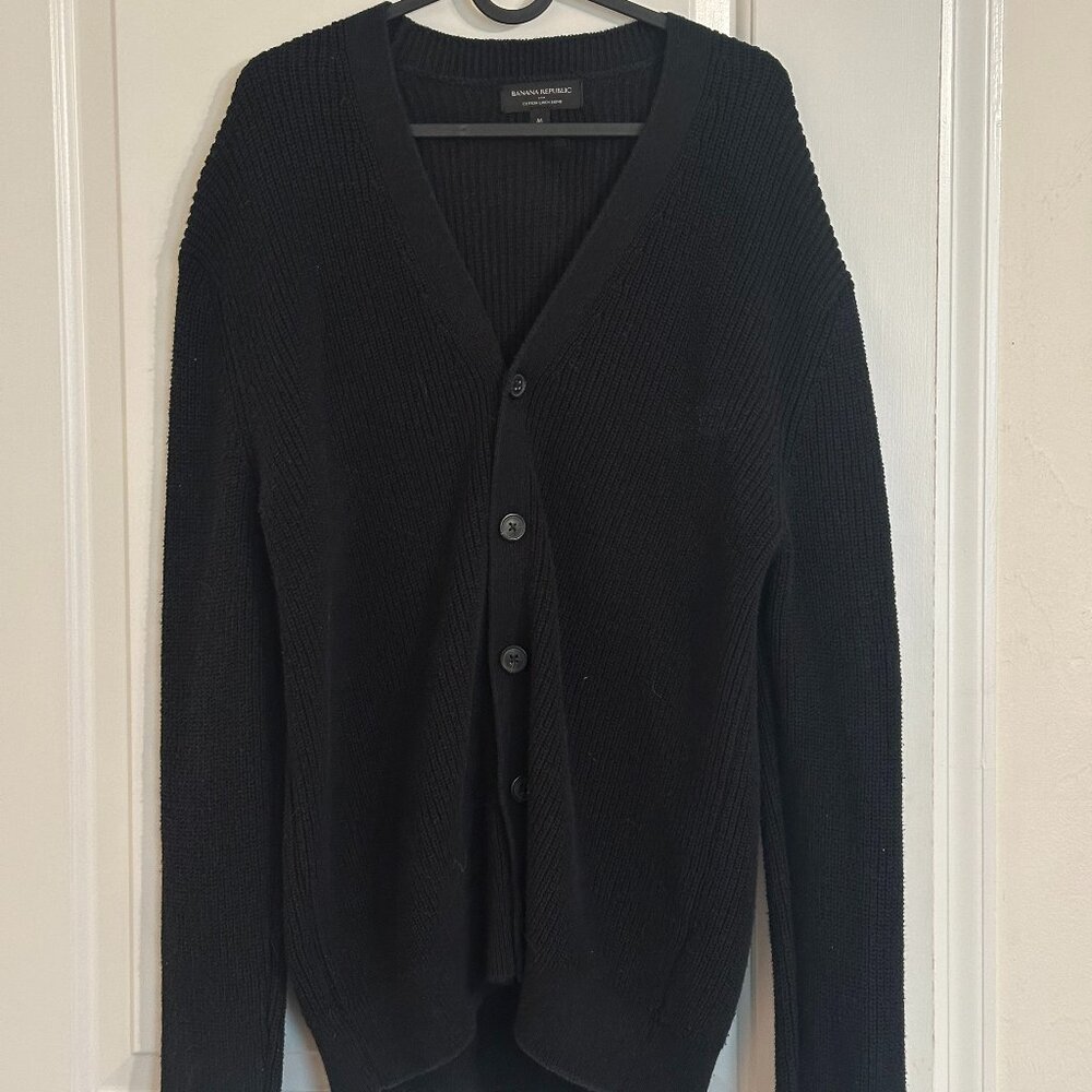 Banana Republic Men’s Linen-Blend Cardigan